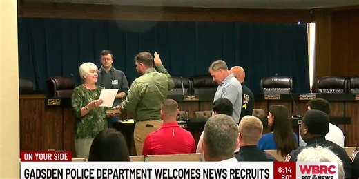 Gadsden Police Department welcomes new recruits