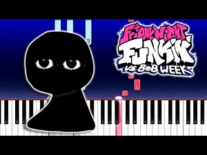 Friday Night Funkin - Run - VS BOB (Piano Tutorial)