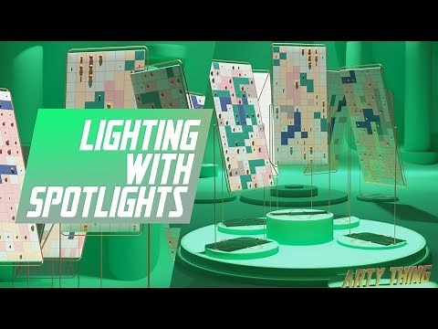Lighting with Spotlights in Cinema 4D and Octane