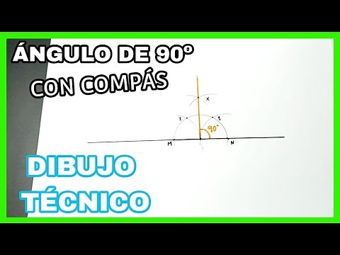 ANGLES WITH COMPASS - 90° angle with compass