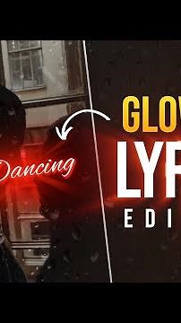 ✨ Create Trending Glow Lyrics Edit Easily with InShot | Lyrics Video Editing Tutorial 🎵
