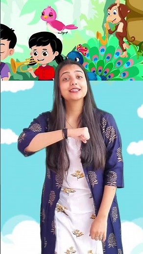 चुन चुन करती आई चिड़िया Chu Chu Karti Aayi Chidiya | Hindi Rhymes For Kids | SAM TV | #shorts