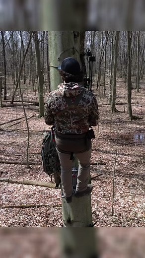 That feeling when a 🥶cold front🥶comes in. Let’s be honest, is there a better feeling than hanging 20 ft from your @Trophyline saddle? . . . . . . . #RogueBowstrings #Rogue #RogueBrotherhood #Archery #ArcheryAddict #Hunting #WhiteTail #Ohio #OhioAgainstTheWorld #NorthEastOhio #BornAgain #Chirstian #Mathews #TrophyLine #Darton #Kudu #WiseEye #THP #iamasportsman #kudupointbroadheads #trophylinetreesaddle #premieroutdoors #antlers #maturebuck #publicland #booner #TheHuntingPublic #podcast