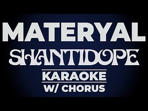 MATERYAL - Shantidope KARAOKE (w/ Chorus & Lyrics) | OPM Hip-Hop Anthem 🎤🔥