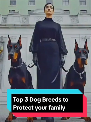 Top 3 Dog Breeds to Protect your family #dog #presacanario #gaurddog #rottweilersoftiktok #doberman