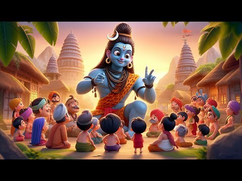 Om Namah Shivaya for Kids | Easy Shiva Mantra | Bhole Baba Kids Chant | Peaceful Shiv Bhajan