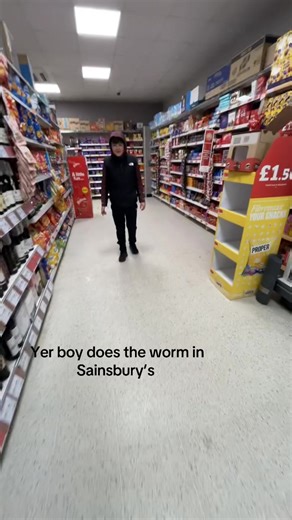 Hilarious Worm Dance at Sainsbury’s