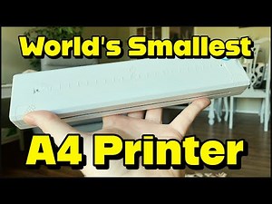 The World's Smallest A4 Printer: NEWYES Thermal Printer