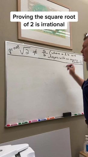 Proving the Square Root of Two is Irrational in Mathematics