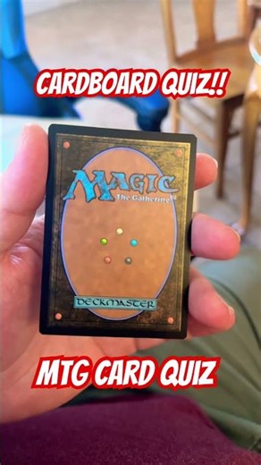 Cardboard quiz - can you guess this mtg card #thepackkraken