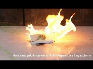 Why You Need BurnBuster: Watch This Power Bank Fire Demonstration