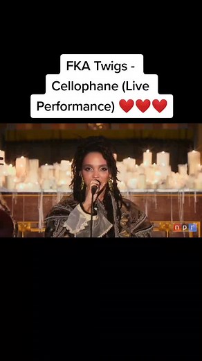 FKA Twigs Live Performance of 'Cellophane' at NPR Tiny Desk