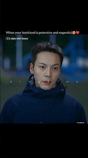 The way he protects her❤🥹|A date with the future🎭|#williamchan#zhangruonan#cdrama#adatewiththefuture
