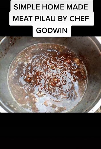 HOME MADE SIMPLE GOAT'S MEAT PILAU.. #BEST_CHEF_IN_UGANDA #viral #chef_godwin for business 👉0754845995