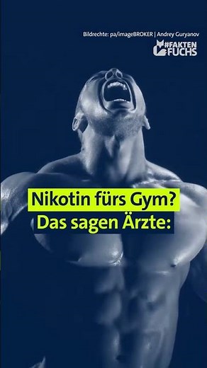 Faktenfuchs: Nikotin fürs Gym? Das sagen Ärzte! | BR24 #Shorts