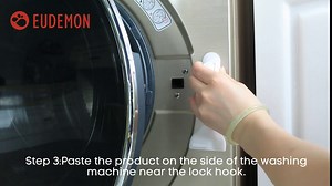 EUDEMON 1 Pack Baby Safety Washer/Dryer Door Stopper,Front Load Washer Door Prop for Kids, Child Washing Machine Door Holder, Safety Door Lock for Washer & Dryer