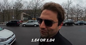 "I absolutely love dogs 🐶 They are so much better than people. People totally suck. Dogs.. they love you, you love them back; they are just the best!" #WorldChessArmageddon📍Berlin Does chess make Sam Shankland taller? What's his IQ? Why chess is so hard? These and more 🔽 | World Chess