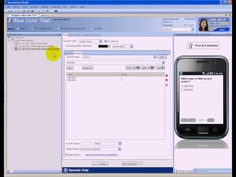 SurveyToGo Getting Started 03 - Creating a Simple Survey & Sync to the tablet