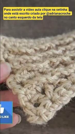 Ponto padrão com ondas em crochê. A vídeo aula já está disponível!