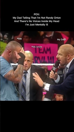 I Hear Voices In My Head! Randy Orton Meme