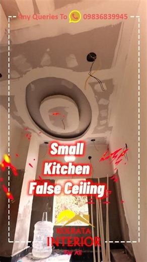 Small Kitchen False Ceiling Ideas Howrah Bankra | Low Budget Best Luxury Interior Work Howrah Bankra
