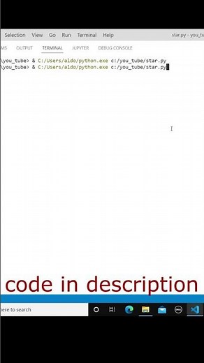 Create star using python