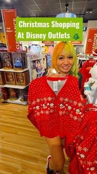CUTEST Christmas Merch at Disney Outlets 😱🎄 #disneymerch #disneymerchandise #disneyoutlet