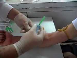 Extracción de Sangre con Sistema Vacutainer