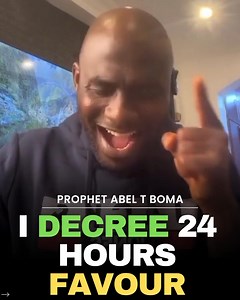 I decree 24 hours Favour - Prophet Abel T Boma | Prophet Abel Tamunominabo Boma