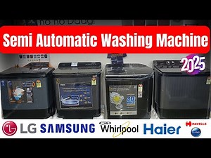 Best Semi Automatic Washing Machine in India 2025⚡Best semi automatic washing machine for Big Family