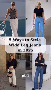 👖 Styling Wide-Leg Jeans Made Easy 👖 Wide-leg jeans are the ultimate blend of comfort and chic. With their flattering silhouette and timeless appeal, they can be styled up or down for any occasion. Pair them with a crisp shirt for a polished look, a fitted top for balance, or layer with lightweight knits for effortless sophistication. ✨ Versatile & flattering for all body types 🌿 A staple for casual and elevated outfits ☀️ Perfect for both summer days and year-round styling | La Femme Wandere