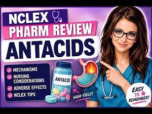 NCLEX Pharmacology Review: GI Drugs - Antacids