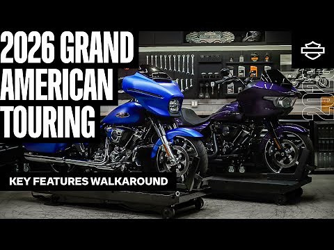 2026 Harley-Davidson Grand American Touring Lineup | Key Features Walkaround