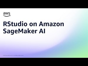 RStudio on Amazon SageMaker AI | Amazon Web Services
