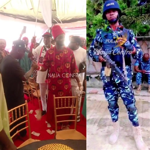 Police Officer Okebata Chikadibia Caught Celebrating Vikings Cult