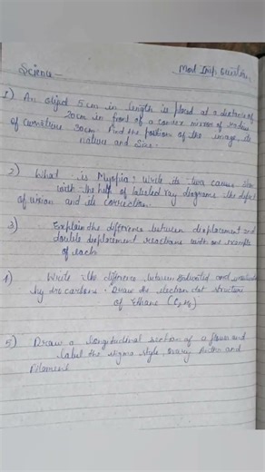 class X science most important questions #students #english #trending #cbse #education