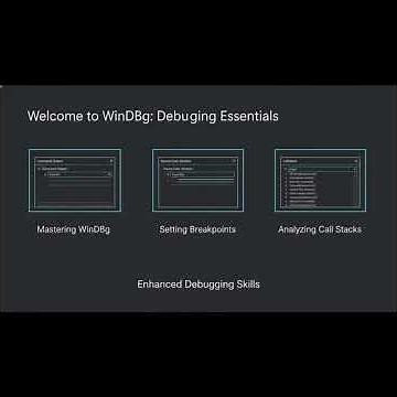 WinDbg Tutorial: Setting Breakpoints & Analyzing Call Stacks Like a Pro