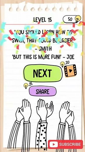 Brain Test 2 Level 15 Smith And Joe Part 1 Walkthrough