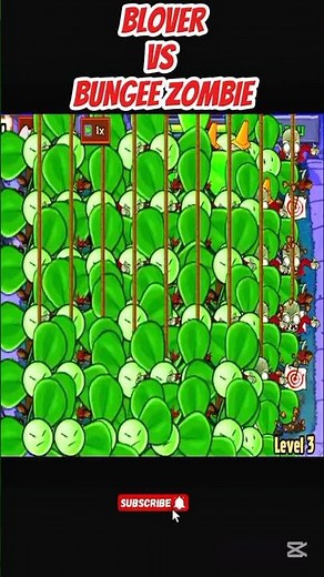 *BLOVER VS BUNGEE ZOMBIE*#shorts #short #pvz #youtubeshorts #shortvideo #pvzfusion #gaming #games