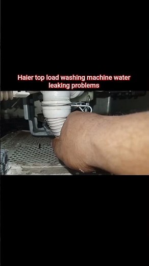 Haier top load waster leakage problem washing machine. Haier washing machine leaking from underneath