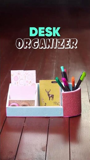 DIY Desk Decor ✨🖍️ | Easy Desk Organization Ideas | Room Decor Craft