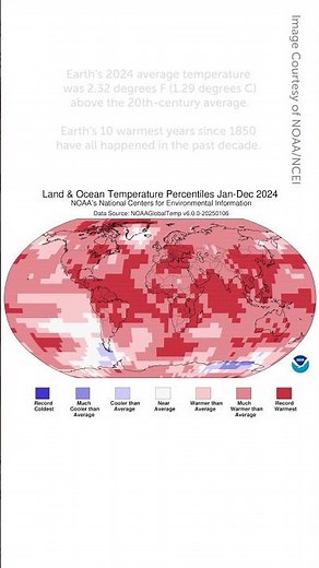 2024 Broke Records as the Warmest Year on Earth since 1850