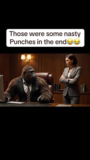 Bigfoot is not happy at his worker and gets angry. #bigfoot #office #fyp #viral #funny