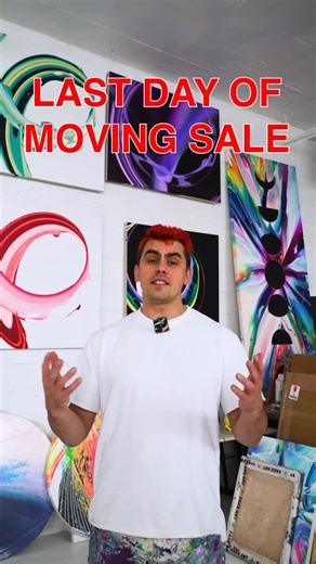Callen Schaub on Instagram: "LAST DAY of MOVING SALE P OFF ALL ART & PRINTS callenschaub.com Grateful for: THIS STUDIO 15 years of Painting Disco the Pomeranian Scarface office set up lol Gym Trapeze-ing into my dreams “Heart of Color” Absurd quantities of acrylic paint The bicycle spinner and all its iterations The absolutely diabolical work ethic I’ve honed in this space. Snowy Montréal and its amazing people. And most of all you. Your support through this journey. Ups & Downs. My connection w