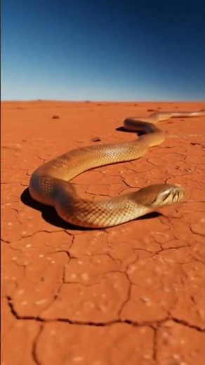 King Brown Snake – Australia Outback Footage