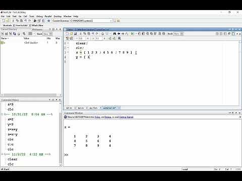 2. Matlab matrices, arrays