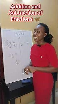 Addition and Subtraction of Fractions (Butterfly Method)#AddFractions#SubtractFractions#MathMadeEasy