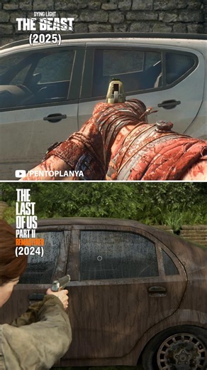 Glass Breaking Comparison | Dying Light: The Beast vs The Last of Us Part II Remastered