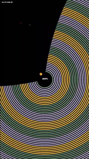 #satisfying #bouncingball #simulation #creativecoding #adhd