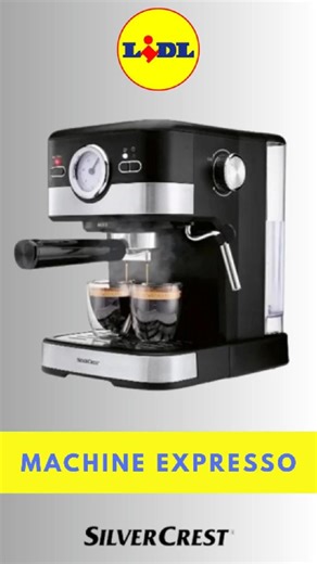Machine Expresso SilverCrest #lidl #pourtoi #cuisine
